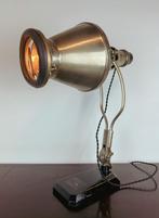 Omgebouwde medische Sollux bureaulamp van Hanau, 1940's, Metaal, Design, Gebruikt, Ophalen of Verzenden
