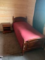 Komplete slaapkamer met 1 persoons ledikant, Antiek en Kunst, Antiek | Meubels | Bedden, Ophalen of Verzenden