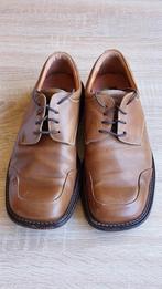 Mooie leren schoenen Maat 42/43 -- z.g.a.n., Ophalen of Verzenden, Zo goed als nieuw, Bruin