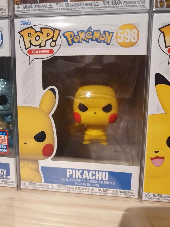 Pikachu 598 Funko Pop Pokémon/ Pokemon angry Pikachu, Verzamelen, Poppetjes en Figuurtjes, Nieuw, Ophalen of Verzenden