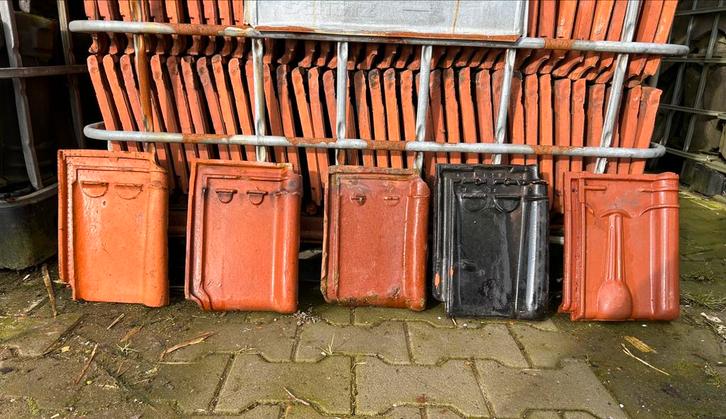 Tuile du Nord dakpannen, in zowel oude als nieuwe, Doe-het-zelf en Verbouw, Dakpannen en Dakbedekking, Dakpannen, Steen of Klei