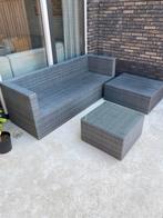 Tuinset lounge set + tafel, Ophalen, 6 zitplaatsen, Zo goed als nieuw, Loungeset