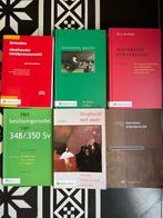Rechtenstudie boeken: Strafrecht, Arbeidsrecht, Inleiding, Ophalen of Verzenden, Gamma, Gelezen, WO