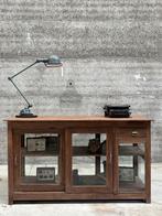 Prachtige oude toonbank keukeneiland dressoir lengte 158 cm, Zo goed als nieuw, Minder dan 100 cm, Zwart, 50 tot 75 cm