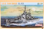 ROWASP | Dragon 1/700 USS San Diego CL-53, Hobby en Vrije tijd, Modelbouw | Boten en Schepen, Overige merken, 1:200 of kleiner