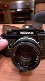 Nikon EM Spiegelreflexcamera  Vintage accessoires, Audio, Tv en Foto, Fotocamera's Analoog, Ophalen of Verzenden, Gebruikt, Spiegelreflex
