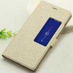 Smart View Hoesje + Screenprotector voor Huawei P7_ Goud, Verzenden, Nieuw, Hoesje of Tasje