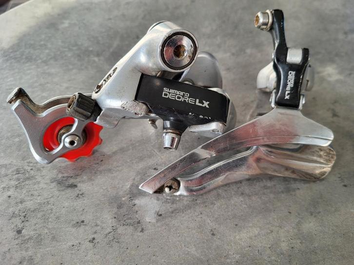 Shimano Deore LX Derailleurs - 7 Speed  M550 serie no XT XTR, Fietsen en Brommers, Fietsonderdelen, Gebruikt, Mountainbike, Derailleur of Ketting
