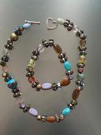 Dolce Luna gekleurde ketting met bijpassende armband, Ophalen, Gebruikt, Overige kleuren, Overige materialen