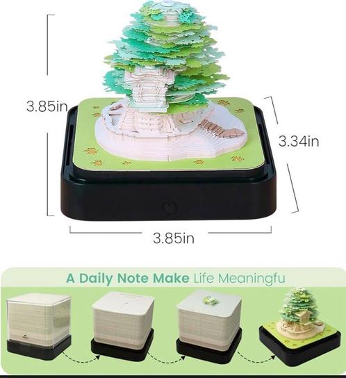 3D kalender Groene boomhut, Diversen, Kalenders, Zo goed als nieuw, Dagkalender, Ophalen of Verzenden