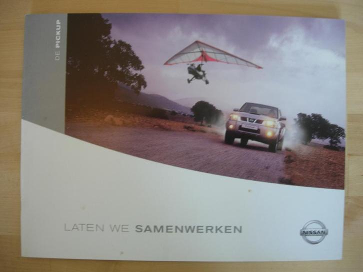 Nissan Pickup Brochure 2002 – Navara King Cab Pick-up, Boeken, Auto's | Folders en Tijdschriften, Zo goed als nieuw, Nissan, Ophalen