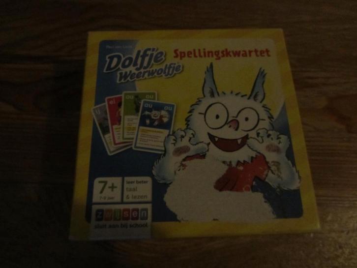 Dolfje weerwolfje spellingskwartet, Kinderen en Baby's, Speelgoed | Educatief en Creatief, Gebruikt, Taal en Lezen, Ophalen of Verzenden