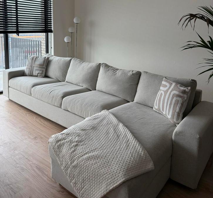IKEA VIMLE 4-zitsbank met chaise longue, Huis en Inrichting, Banken | Sofa's en Chaises Longues, Ophalen