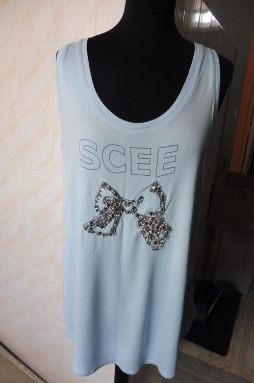 blouse van scee by twinset nieuw, Kleding | Dames, Blouses en Tunieken, Nieuw, Maat 38/40 (M), Blauw, Verzenden