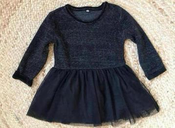 Glitter feestjurk Zeeman maat 86 beschikbaar voor biedingen