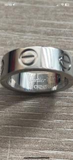 Cartier love ring zilver, Sieraden, Tassen en Uiterlijk, Ringen, Nieuw, Ophalen of Verzenden, Kleiner dan 17, Dame of Heer