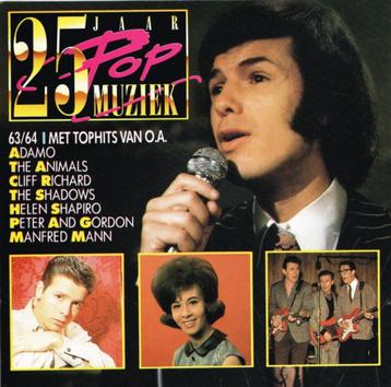 Pop C.D. (1989) 25 Jaar Popmuziek 1963 / 1964. beschikbaar voor biedingen