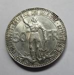 België 50 frank 1935 FRANS Wereldtentoonstelling poss. A, Verzenden, België, Zilver