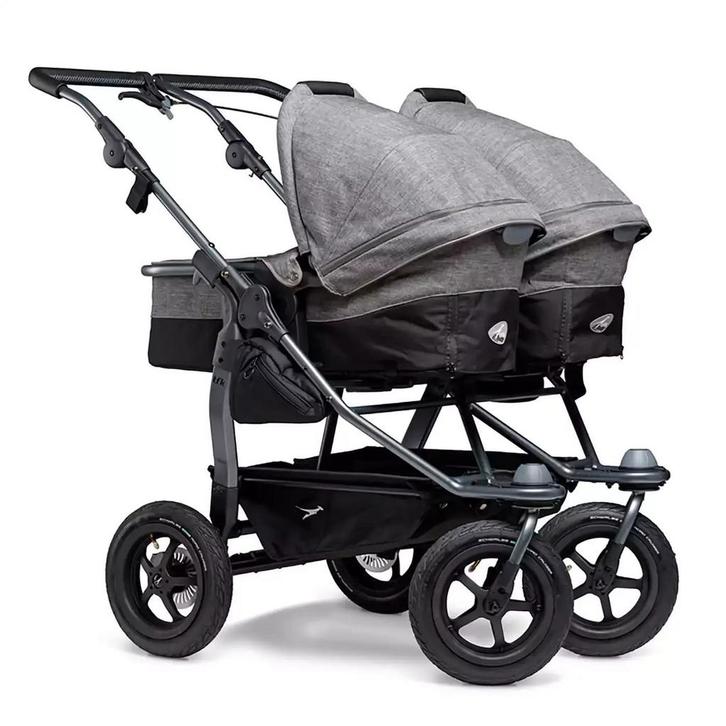 TFK duo combi kinderwagen tweeling, Kinderen en Baby's, Kinderwagens en Combinaties, Zo goed als nieuw, Overige merken, Luchtbanden