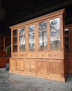 XL Vitrinekast | Servieskast Teakhout | Buffetkast #2627, Niet ingevuld, Gebruikt, Met deur(en), 200 cm of meer
