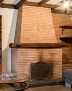 Oude houten balken open haard, Doe-het-zelf en Verbouw, Hout en Planken, Ophalen, Gebruikt, 50 mm of meer, Balk