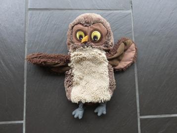 Handpop Uil, ca 24cm groot. beschikbaar voor biedingen