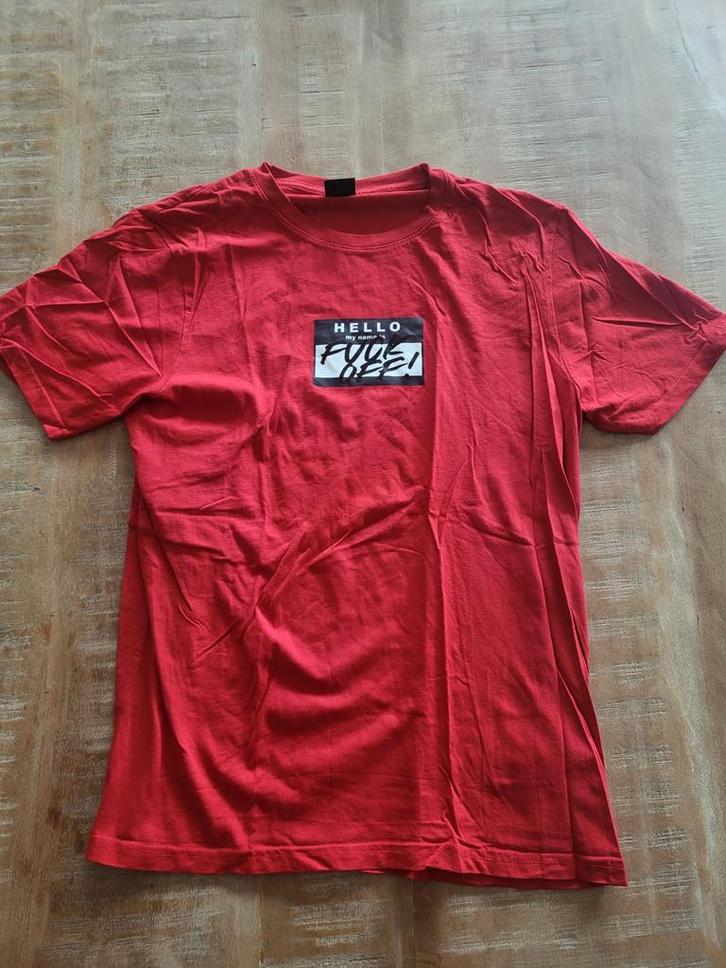 New Yorker | tshirt | maat S, Kleding | Heren, T-shirts, Zo goed als nieuw, Maat 46 (S) of kleiner, Rood, Ophalen of Verzenden