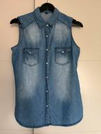 Spijkerblouse/hemdje Pimkie mt 38, Ophalen of Verzenden, Zo goed als nieuw, Maat 38/40 (M), Blauw
