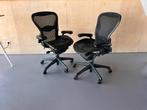 2x Herman Miller Aeron bureaustoel - Maat B, Ophalen, Zwart, Zo goed als nieuw, Bureaustoel