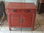 Kast rood, Huis en Inrichting, Kasten | Dressoirs, Ophalen, Gebruikt, 50 tot 100 cm