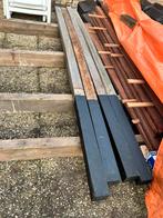 Azobe Hardhouten Balken 2,65m - 8x8cm, Gebruikt, Ophalen of Verzenden, 250 tot 300 cm, 50 mm of meer