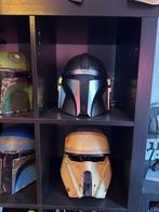 Star Wars Madelorian Hasbro helm, Ophalen of Verzenden, Zo goed als nieuw, Overige typen