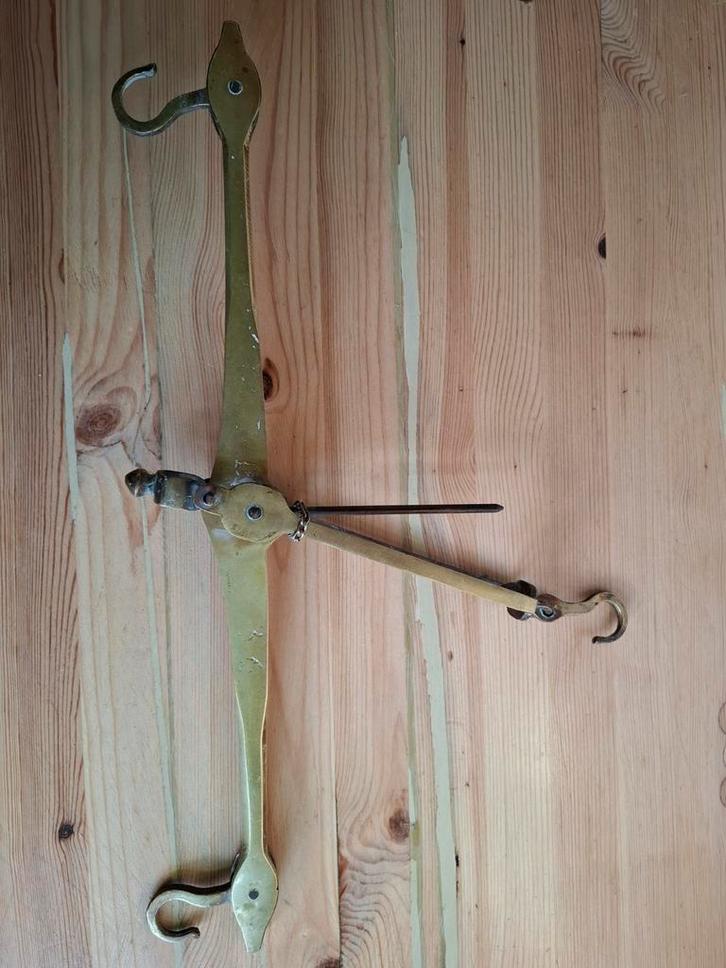 Antieke Koperen Weegschaal, Antiek en Kunst, Antiek | Gereedschap en Instrumenten, Ophalen