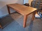 Prachtige massief teaken eetkamertafel 180 x 90 teak tafel, Ophalen, Gebruikt, Teakhout, 50 tot 100 cm