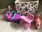 Doos met Barbie poppen en spulletjes, Kinderen en Baby's, Speelgoed | Poppen, Ophalen of Verzenden, Gebruikt, Barbie