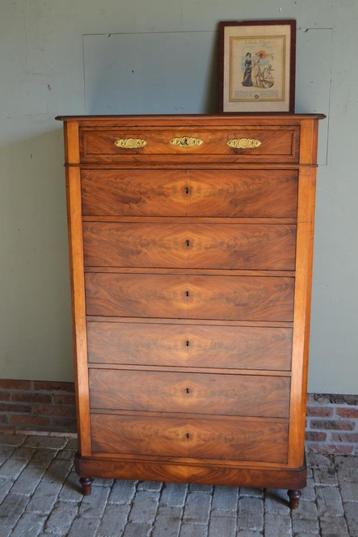 Prachtige antieke mahonie houten chiffoniere, ladekast. beschikbaar voor biedingen