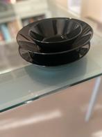 Iittala Teema Zwart Set: Bord, Diep Bord & Kom, Gebruikt, Keramiek, Ophalen of Verzenden, Bord(en)