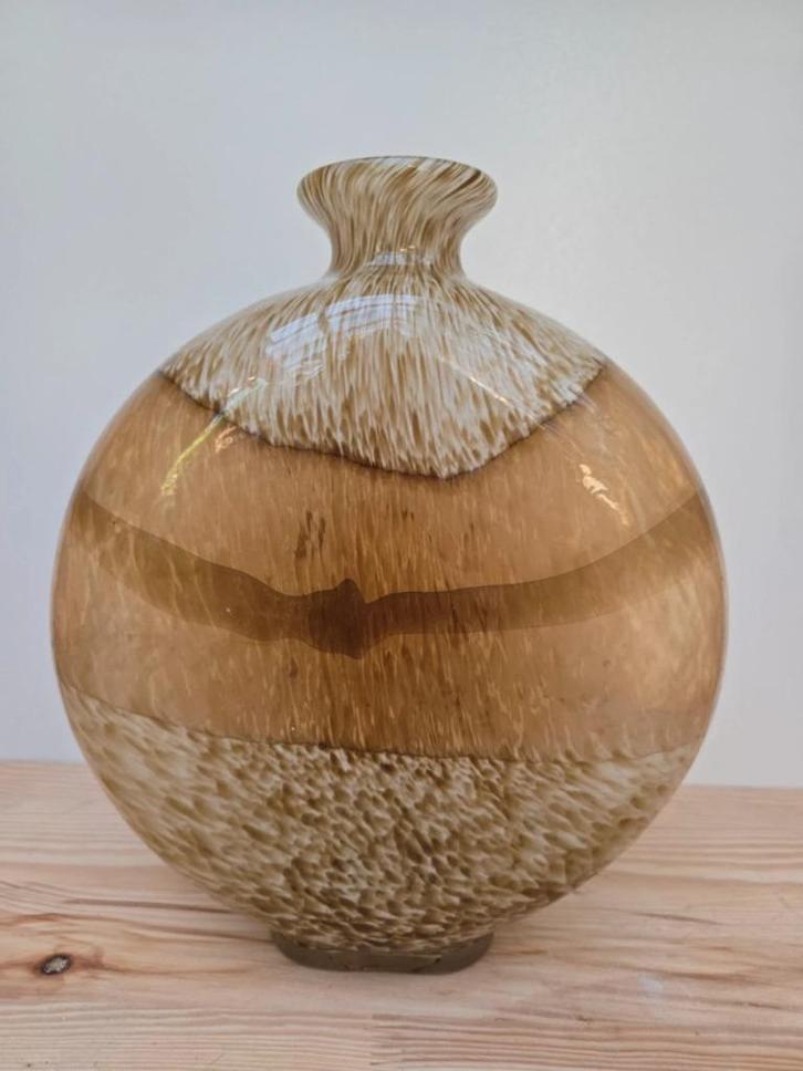 Vintage Jaakko Liikanen glazen vaas, Antiek en Kunst, Antiek | Vazen, Ophalen of Verzenden