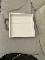 Houten Dienblad met Touw Handvatten, Ophalen of Verzenden, Zo goed als nieuw, Rechthoekig, Hout