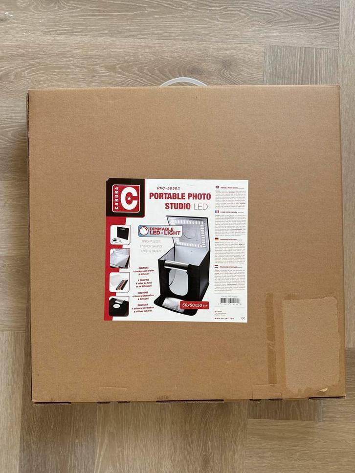 Caruba Portable Photo Studio - Compact en Handig, Audio, Tv en Foto, Fotografie | Fotostudio en Toebehoren, Gebruikt, Complete fotostudio