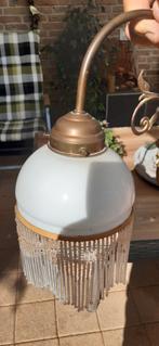 Antieke wandlamp met kralen, Ophalen of Verzenden