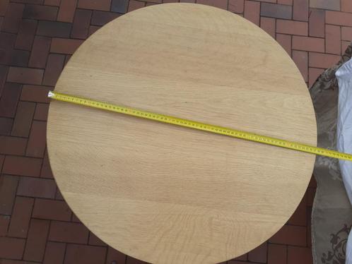 68 cm ROND 4.5 dik blad poot staal 74 cm tafel keukentafel, Huis en Inrichting, Tafels | Bijzettafels, Gebruikt, Rond, 60 cm of meer