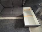 Bank grijs, Huis en Inrichting, Banken | Bankstellen, Ophalen, Hout, Driepersoons, 75 tot 100 cm