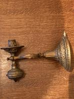 Antieke scheepskandelaar messing, Ophalen of Verzenden, Koper of Brons