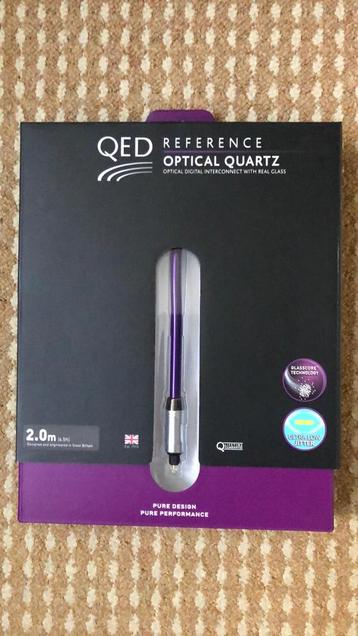 QED Reference Optical Quartz - 2m Optische kabel beschikbaar voor biedingen