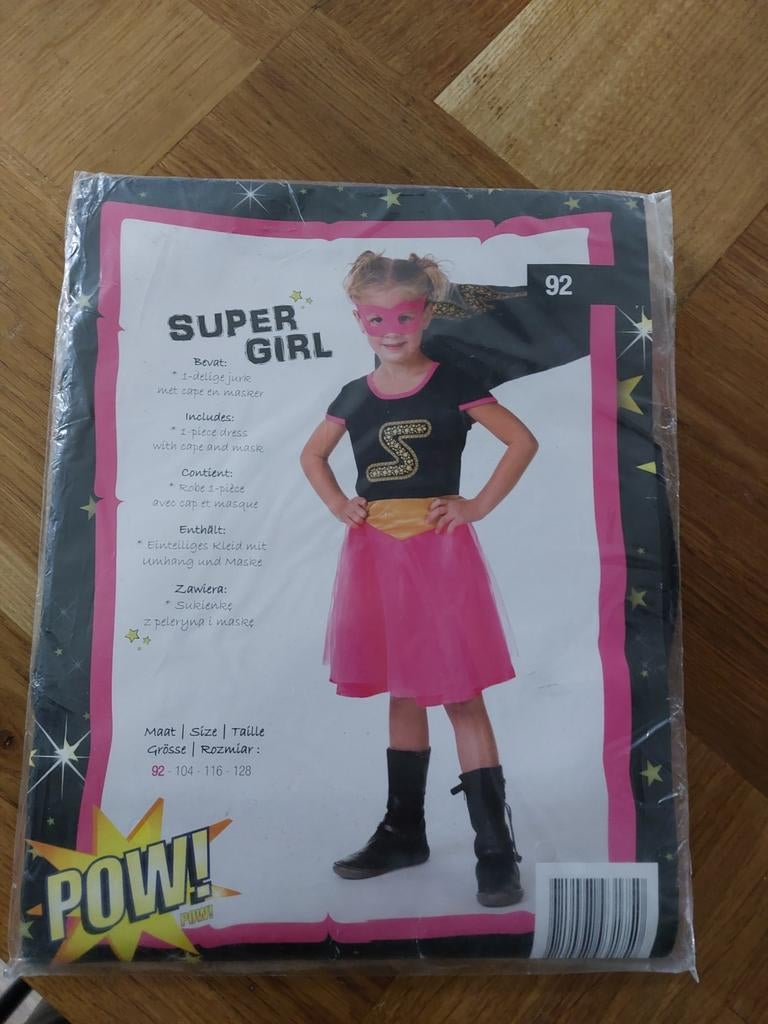 Carnaval pak super Girls mt 92, Kleding | Dames, Ophalen of Verzenden, Nieuw, Carnaval