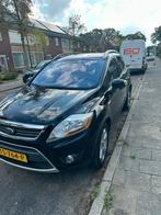 Ford  kuga 2010 2.5T Titanium AWD AUT ZWART  VOLLe Opties, Auto's, Ford, Zwart, Leder, Particulier, 82 €/maand