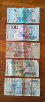5 Surinaamse bankbiljetten., Ophalen of Verzenden, Overige landen