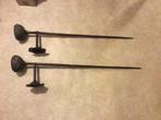lange metalen kandelaars 80+ cm lang. set ophalen in Utrecht, Huis en Inrichting, Woonaccessoires | Kandelaars en Kaarsen, Ophalen