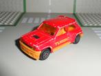 Majorette - Renault 5 Turbo - Vintage 1:64, Ophalen of Verzenden, Gebruikt, Auto